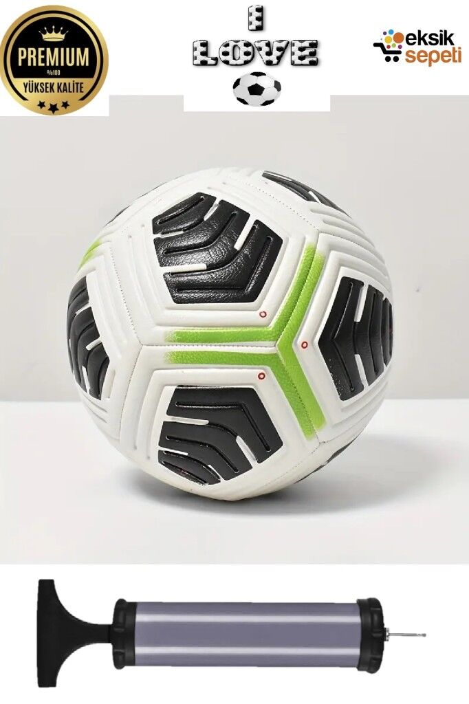 Nk Academy Team Tasarım Futbol Topu 4 Astarlı No:5 480 Gr + Pompa Hediyeli X511