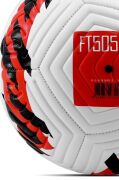 Kırmızı Yeni Desenli Futbol Topu 4 Astarlı No:5 480 Gr + Pompa Hediyeli X507