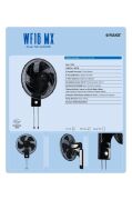Raks WF 16 MX Duvar Vantilatörü 65W