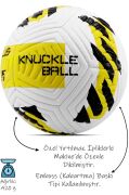 Sarı Yeni Desenli Futbol Topu 4 Astarlı No:5 480 Gr + Pompa Hediyeli X507
