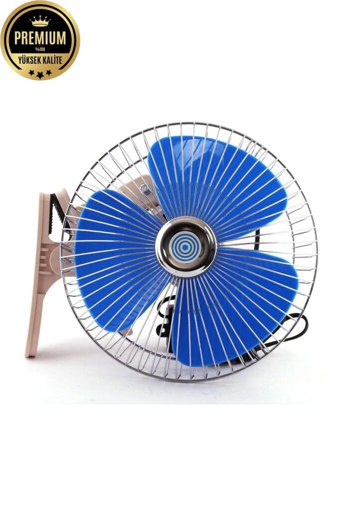 24V Tır Kamyon Araç İçİ Oto Vantilatör 10 İnch Mandallı 2 Kademeli 0402