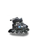Vadi Siyah Silikon Tekerli Ayarlanabilir Işıklı Paten M 35-38 HP7128