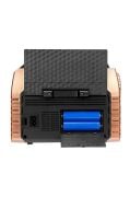 Mikado MDR-325 USB BT Solar Klasik Ahşap Radyo