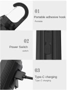 Gold Silver Şarjlı Dekoratif Kamp Lambası 10W Gs-790