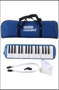 Helvacıoğlu 32 Tuşlu Melodika Bez Çantalı Mavi