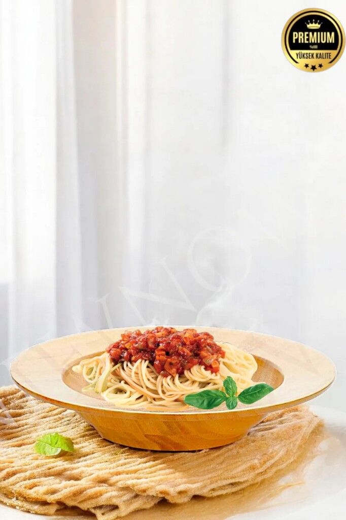 Mien Yuvarlak Bambu Makarna Tabağı 1278