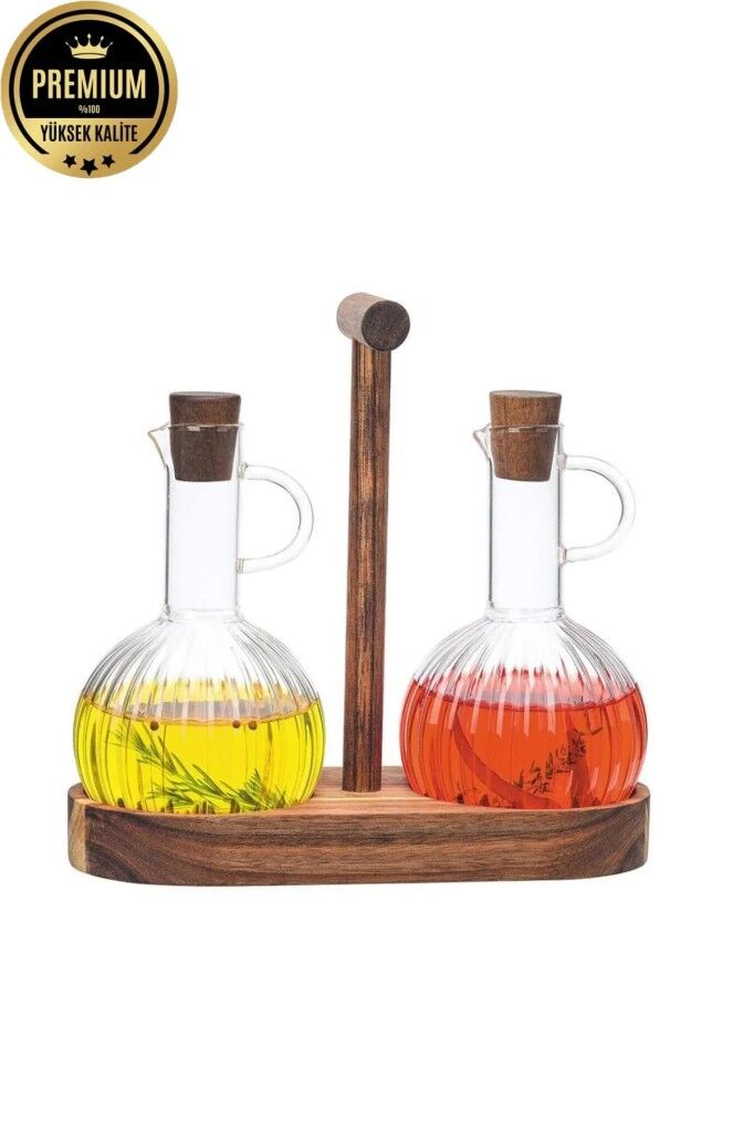 Mien 2'li Akasya Borosilikat Bambu Yağlık Seti 300ml G6019706