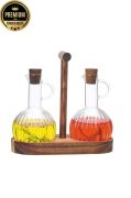 Mien 2'li Akasya Borosilikat Bambu Yağlık Seti 300ml G6019706