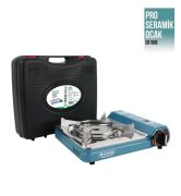 Orcamp Pro Seramik Brülörlü Portatif Kamp Ocağı Mavi CK-508