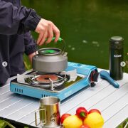 Orcamp Pro Seramik Brülörlü Portatif Kamp Ocağı Mavi CK-508