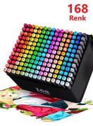 Touch Çift Uçlu Fosforlu Kalem 168 Renk Art Marker