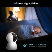 Blic Full HD Wifi 2.4GHZ Destekli Smart Home Akıllı PT Gece Görüşlü Kamera BLM17