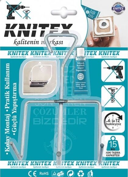 Knitex 3'Lü Yapışkanlı Askı 2789