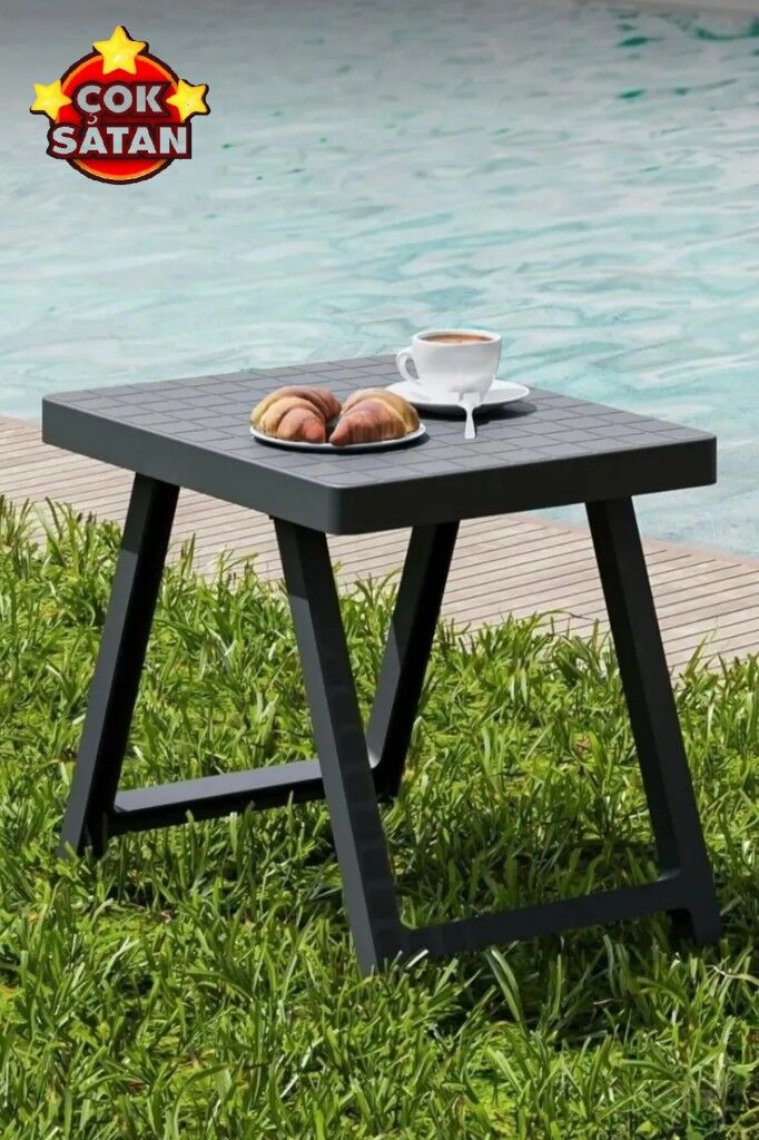 Portatif Plastik Katlanabilir Sehpa Kamp Piknik Masası 40x50