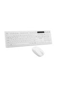 Everest Wireless Slim Klavye Mouse Set Beyaz KM-6121