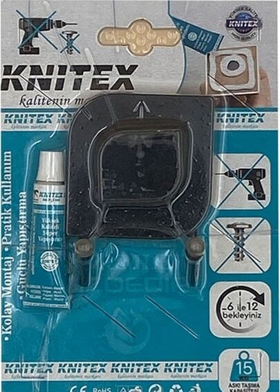 Knitex Siyah 2'Li Askı Aparatı  2924