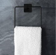 Knitex Vakumlu Siyah Lüx Kare Havluluk 2919