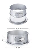 Acar Mate Yuvarlak Kelepçeli Kek Kalıbı 31 cm 5779