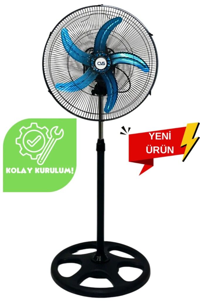 Cvs Venüs 18'' Sanayi Tipi Çelik Vantilatör 4 Salınım 85w 91022