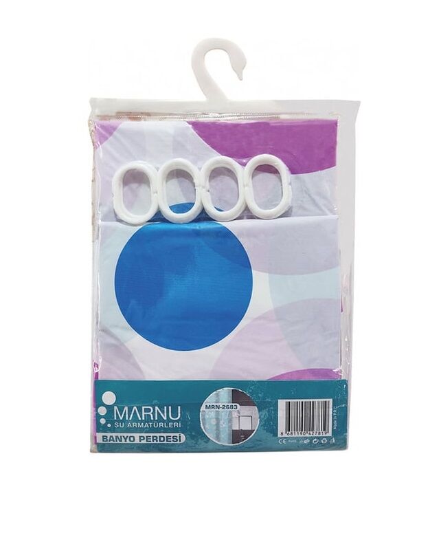 Knitex Marnu Banyo Perdesi Karma Renk 2683