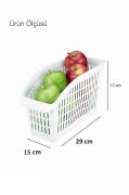 Kapris Buzdolabı Dolap İçi Düzenleyici Organizer 6 Adet Jumbo Boy ORG-23
