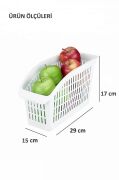 Organizers Buzdolabı Dolap İçi Düzenleyici Organizer 10 Adet Jumbo Boy ORG-23