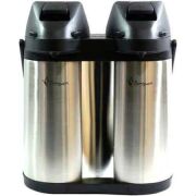 Penguen 1240XL İkili 1.9+1.9 LT Pompalı Çiftli Çelik Termos 3.8 LT