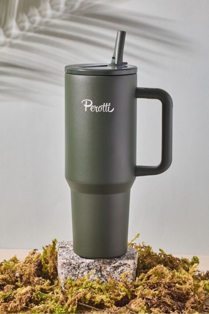 Perotti 17237 Colte V2 Paslanmaz Çelik Termos Bardak 1,2 Lt Yeşil