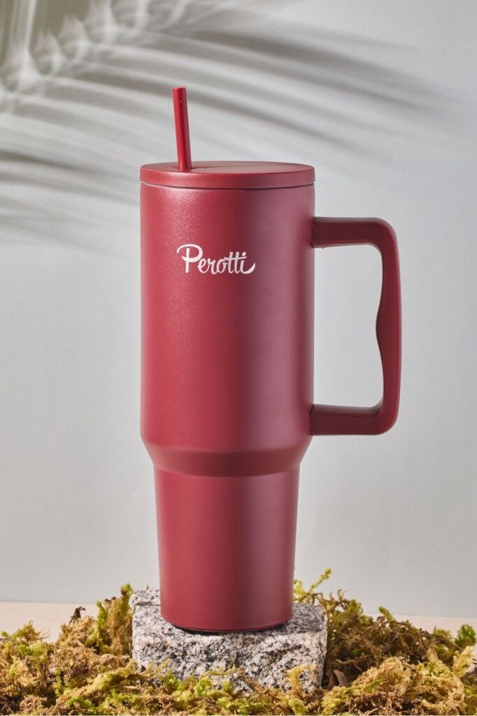 Perotti 17237 Colte V2 Paslanmaz Çelik Termos Bardak 1,2 Lt Bordo