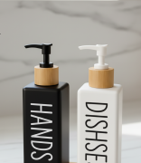 Kapris Dmr-8889 2Li Bambu Tabaklı Kare Cam Sabunluk