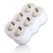 Fetih Altılı Golyat Topraklı Grup Priz 104-06