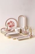 Perotti 20016 37 Parça Yemek Takımı Danish Rose Yaldızlı