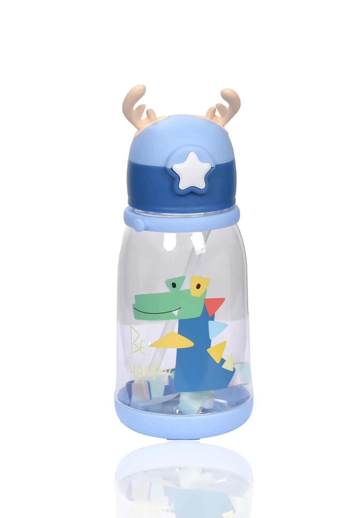 Kapris Geyik Figürlü Mavi Çocuk Su Matarası 600 Ml 75986