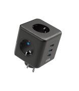 Blic Termal Akım Korumalı Isıya Dayanıklı Priz 3x Soket 2xUSB 1xType C FTR-09