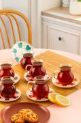 Perotti Beyoğlu 6 Kişilik 12 Parça Kulplu Çay Seti 210 Ml 17901
