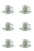 Perotti Kuzguncuk 6 Kişilik 12 Parça Porselen Kahve Fincan Takımı 16857