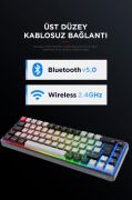 Rampage Yoru Mini Type-c Rgb Red Switch Mekanik Kablosuz Oyuncu Klavyesi 2.4ghz.