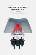 Rampage Yoru Mini Type-c Rgb Red Switch Mekanik Kablosuz Oyuncu Klavyesi 2.4ghz.