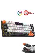 Everest Parley Rainbow Aydınlatmalı Red Switch Mekanik Kablolu Oyuncu Klavyesi