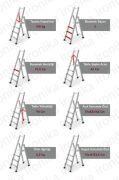 Perilla Comfort Plastik Basamaklı Merdiven 3+1 51203