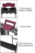 Perilla Comfort Plastik Basamaklı Merdiven 3+1 51203