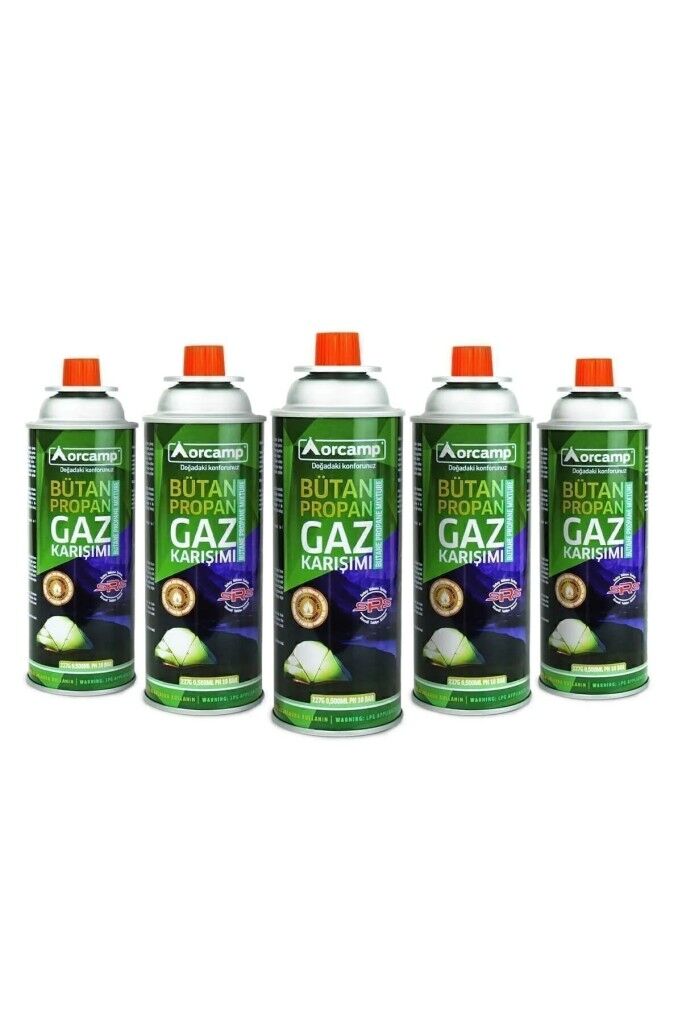 Orcamp 5 Adet Kartuş Kamp Gazı 227 GR KTS-227