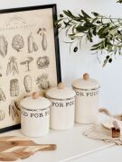 Mien Emaye Kavanoz Seti 13-15-17 Cm EMY-1021B