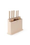 Arow Vanni Bıçaklı Ve Standlı Kesme Tahtası Seti 36,5x32 Cm TR-4161