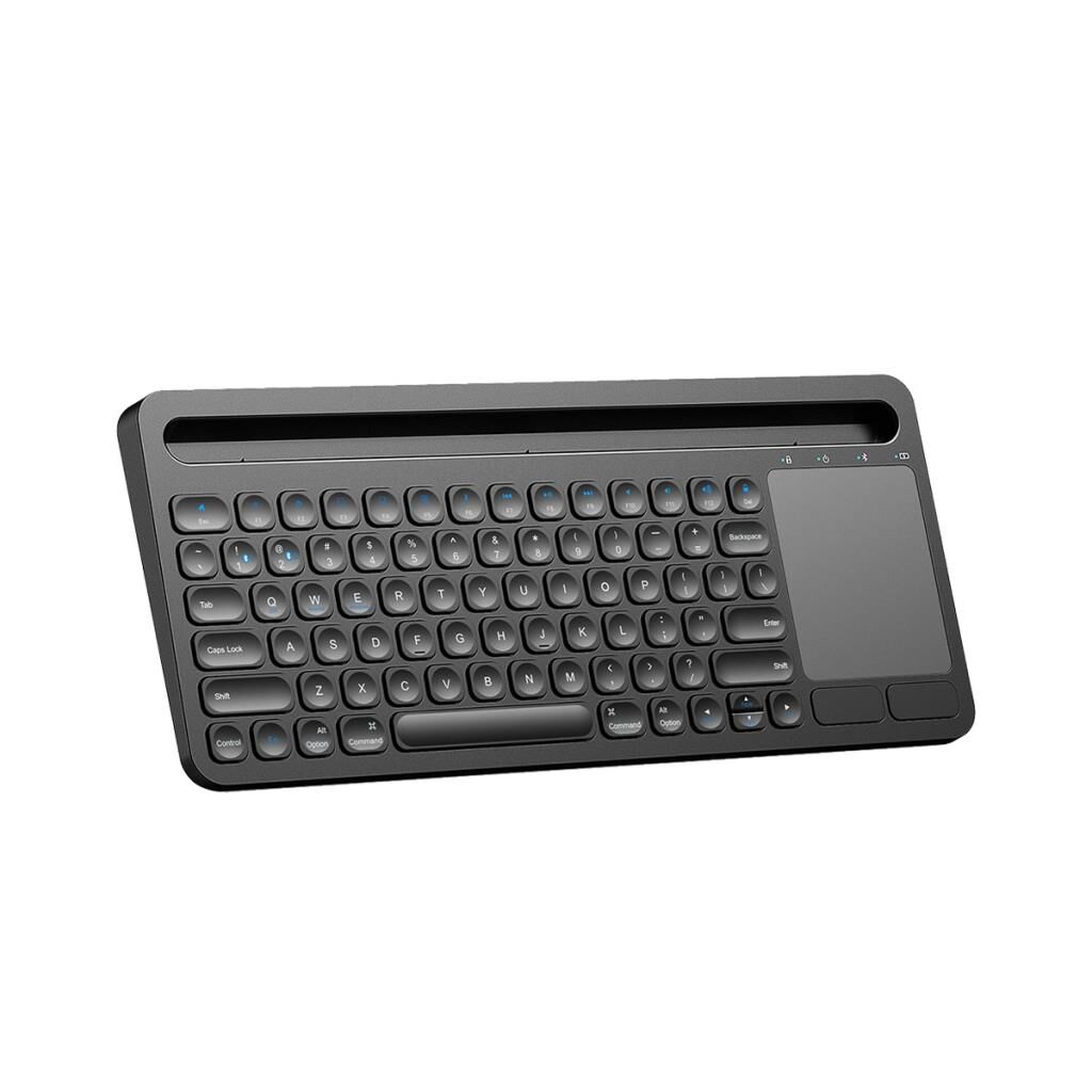 Blic Kablosuz Type-C Şarjlı Telefon, Tablet Standlı Bluetooth Klavye BK281