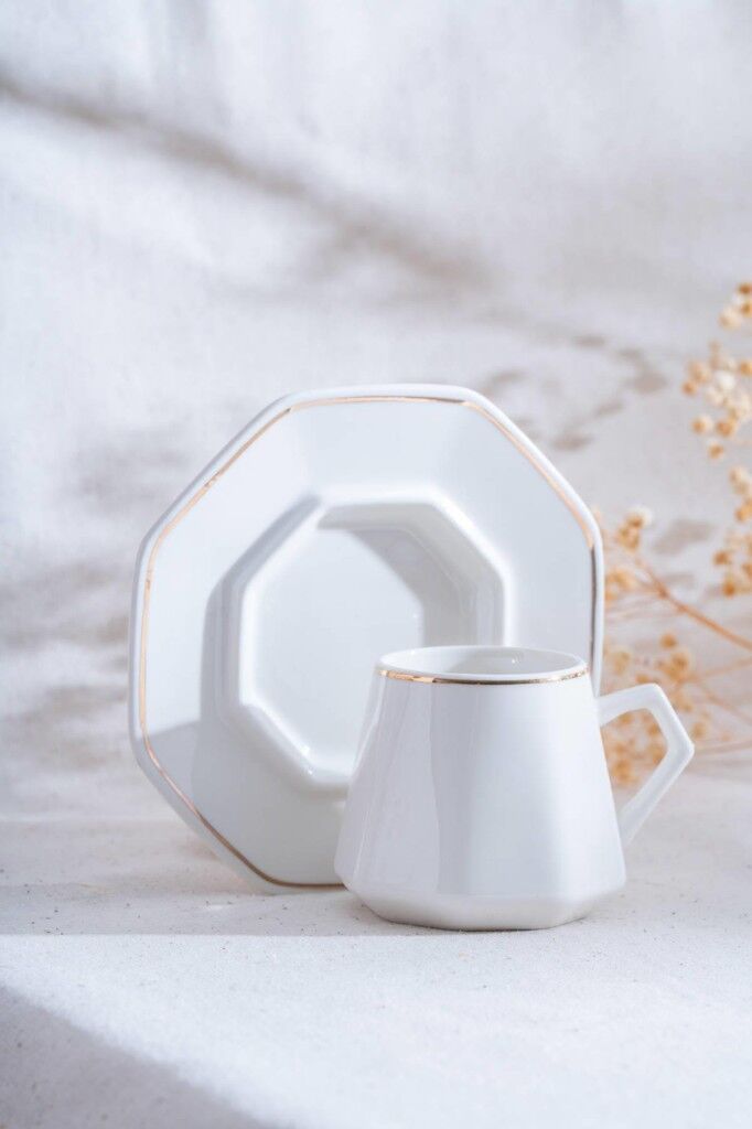 Acar Ykg-06613 Elera Gold 6 Lı Kahve Fincan Takımı