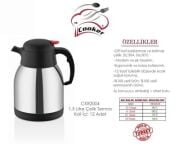 Cooker 1.5 Litre Paslanmaz Çelik Termos CKR2004