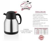 Cooker 1.5 Litre Paslanmaz Çelik Termos CKR2004