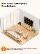 Auhma Heater Fanlı Isıtıcı AT1H 3000 W Kırmızı